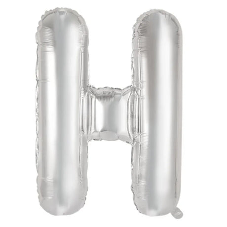 Alpen Decrotex Foil Balloon Letter H Silver 34in 213907