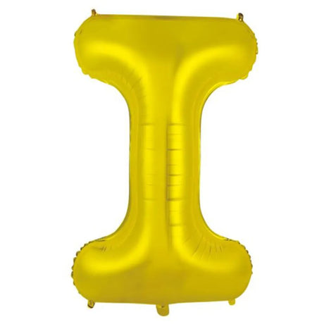 Alpen Decrotex Foil Balloon Letter I Gold 34in 213948