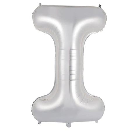 Alpen Decrotex Foil Balloon Letter I Silver 34in 213908