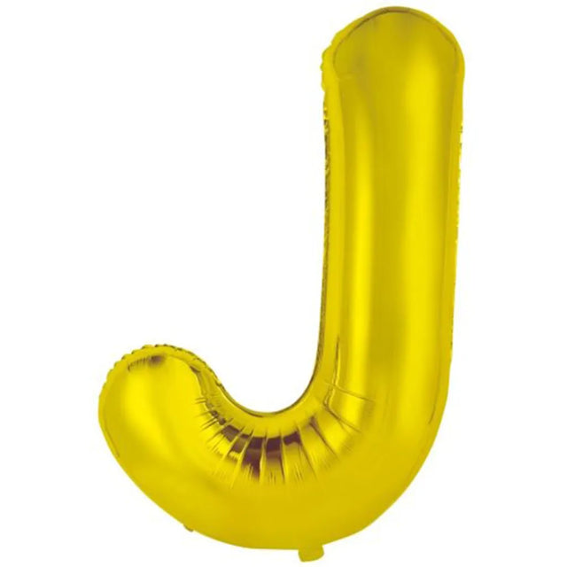 Alpen Decrotex Foil Balloon Letter J Gold 34in 213949