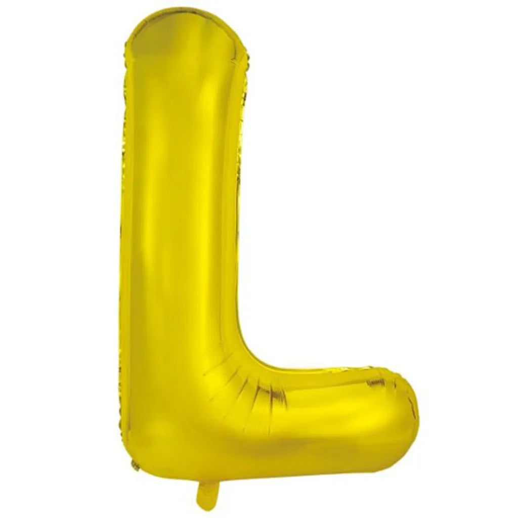 Alpen Decrotex Foil Balloon Letter L Gold 34in 213951