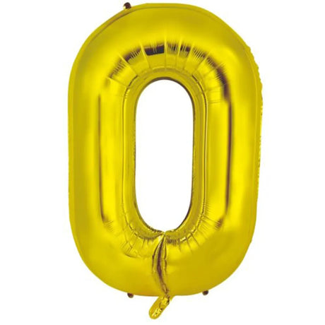 Alpen Decrotex Foil Balloon Letter O Gold 34in 213954