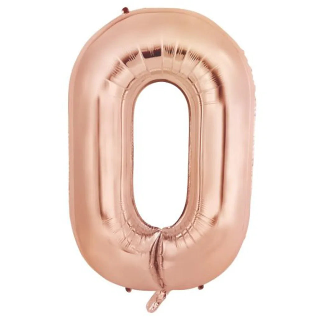 Alpen Decrotex Foil Balloon Letter O Rose Gold 34in 213984