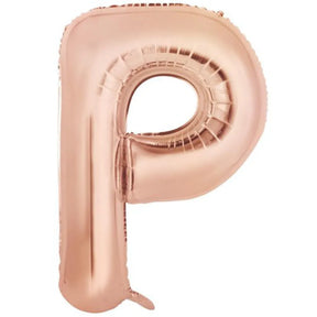 Alpen Decrotex Foil Balloon Letter P Rose Gold 34in 213985