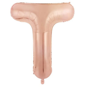 Alpen Decrotex Foil Balloon Letter T Rose Gold 34in 213989