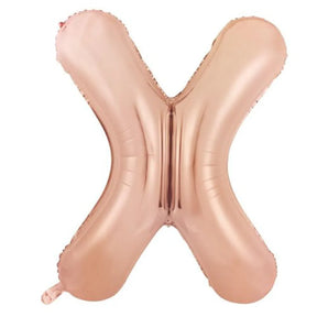 Alpen Decrotex Foil Balloon Letter X Rose Gold 34in 213993