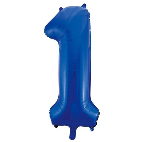 Alpen Decrotex Foil Balloon Number 1 Blue 34in 213731