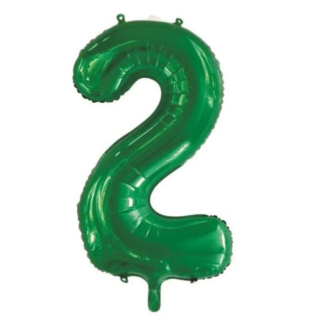 Alpen Decrotex Foil Balloon Number 2 Green 34in 213832