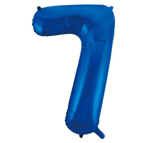 Alpen Decrotex Foil Balloon Number 7 Blue 34in 213737