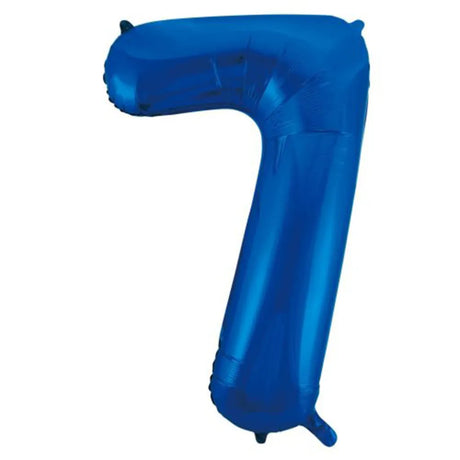 Alpen Decrotex Foil Balloon Number 7 Blue 34in 213737