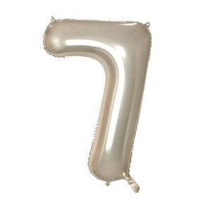 Alpen Decrotex Foil Balloon Number 7 Champagne 34in 213697