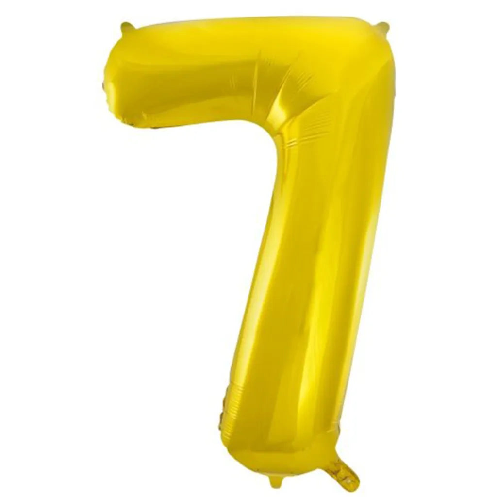 Alpen Decrotex Foil Balloon Number 7 Gold 34in 213717