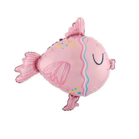 Alpen Decrotex Foil Balloon Pink Fish 73cm 214120