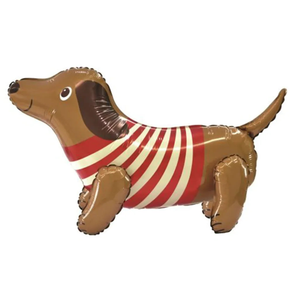 Alpen Decrotex Foil Balloon Standing Airz Dachshund 68cm 211220 02