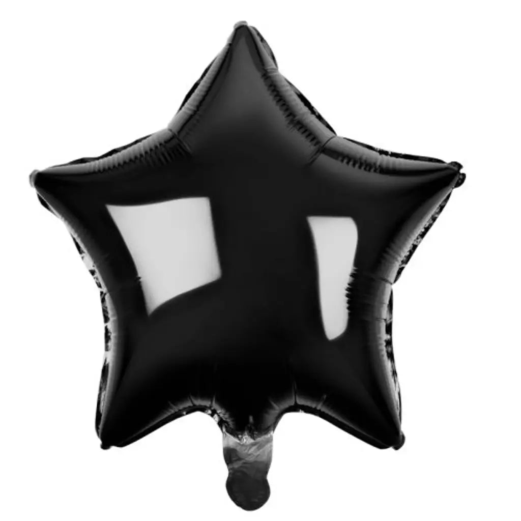 Alpen Decrotex Foil Balloon Star Black 18in 215308