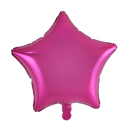 Alpen Decrotex Foil Balloon Star Magenta 19in 215302