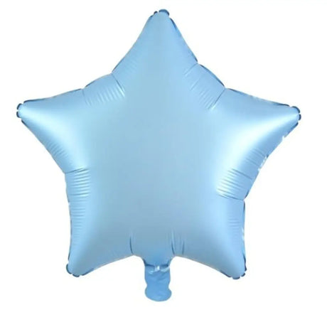 Alpen Decrotex Foil Balloon Star Matt Blue 19in 215318