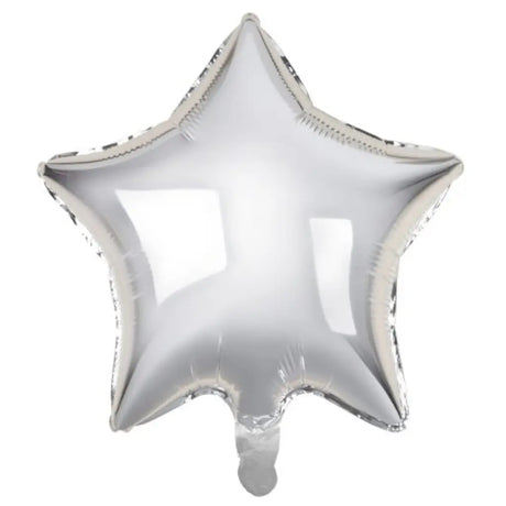 Alpen Decrotex Foil Balloon Star Silver 19in 215300