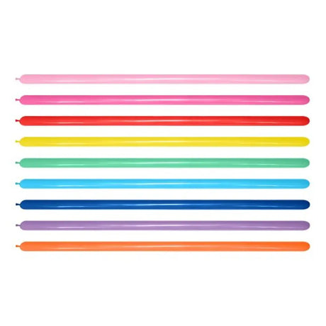 Alpen Decrotex Latex Ballloon Modeller 260 Fashion Mix 100Pk 206101
