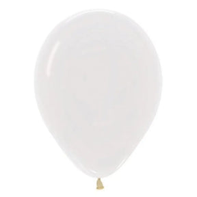 Alpen Decrotex Latex Balloon Crystal Clear 12cm 100Pk 206313