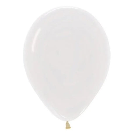 Alpen Decrotex Latex Balloon Crystal Clear 12cm 100Pk 206313