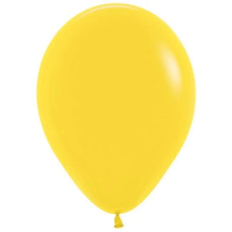 Alpen Decrotex Latex Balloon Fashion Yellow 30cm 100Pk 206409
