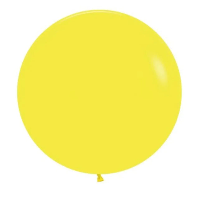 Alpen Decrotex Latex Balloon Fashion Yellow 60cm 3Pk 222656