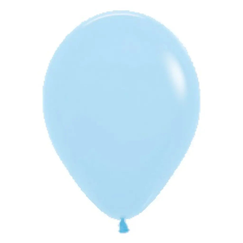 Alpen Decrotex Latex Balloon Matte Pastel Blue 30cm 100Pk 206533