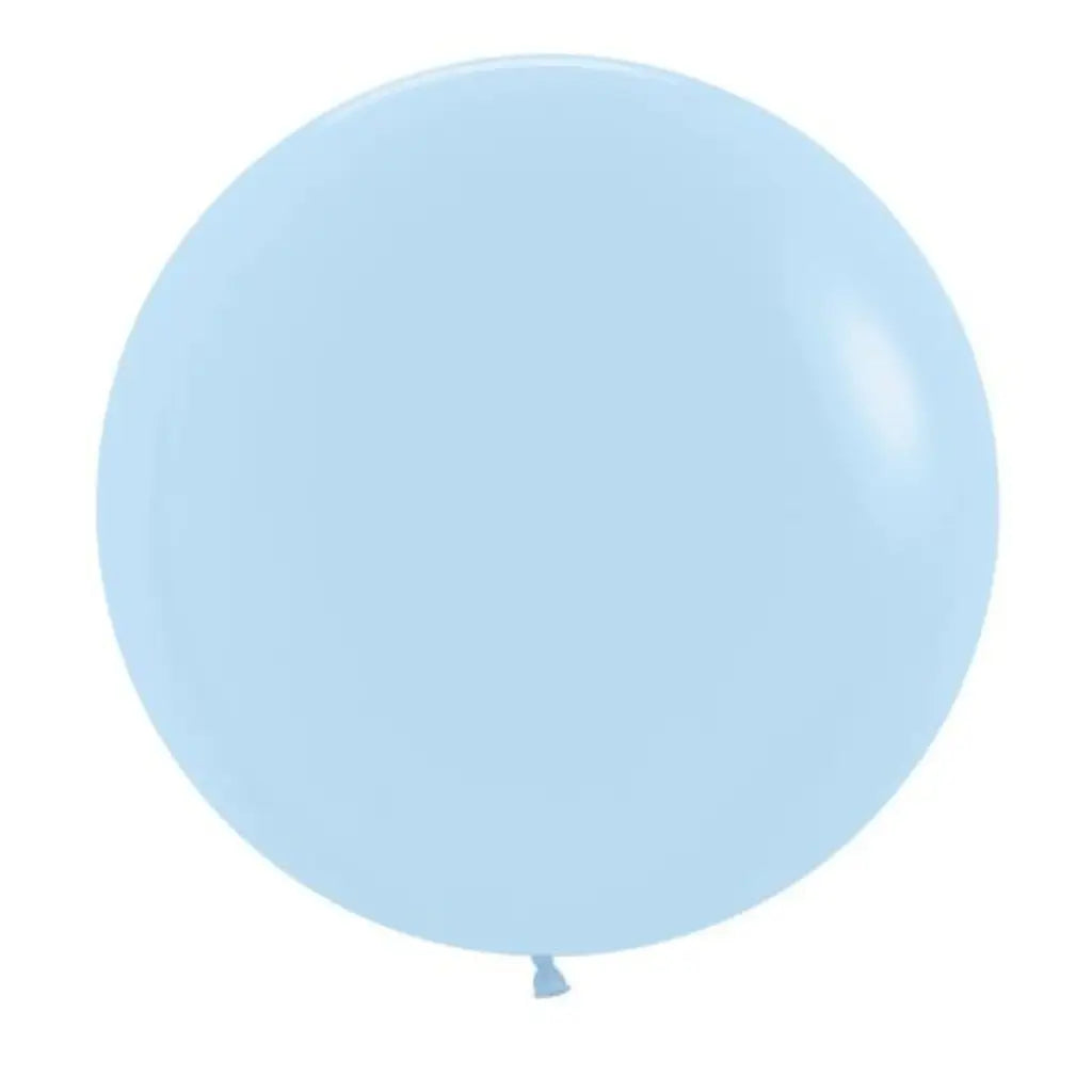Alpen Decrotex Latex Balloon Matte Pastel Blue 60cm 3Pk 222684