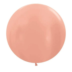 Alpen Decrotex Latex Balloon Metallic Rose Gold 60cm 3Pk 222693