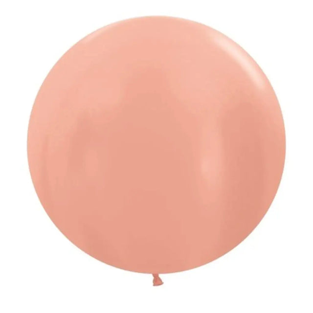 Alpen Decrotex Latex Balloon Metallic Rose Gold 60cm 3Pk 222693