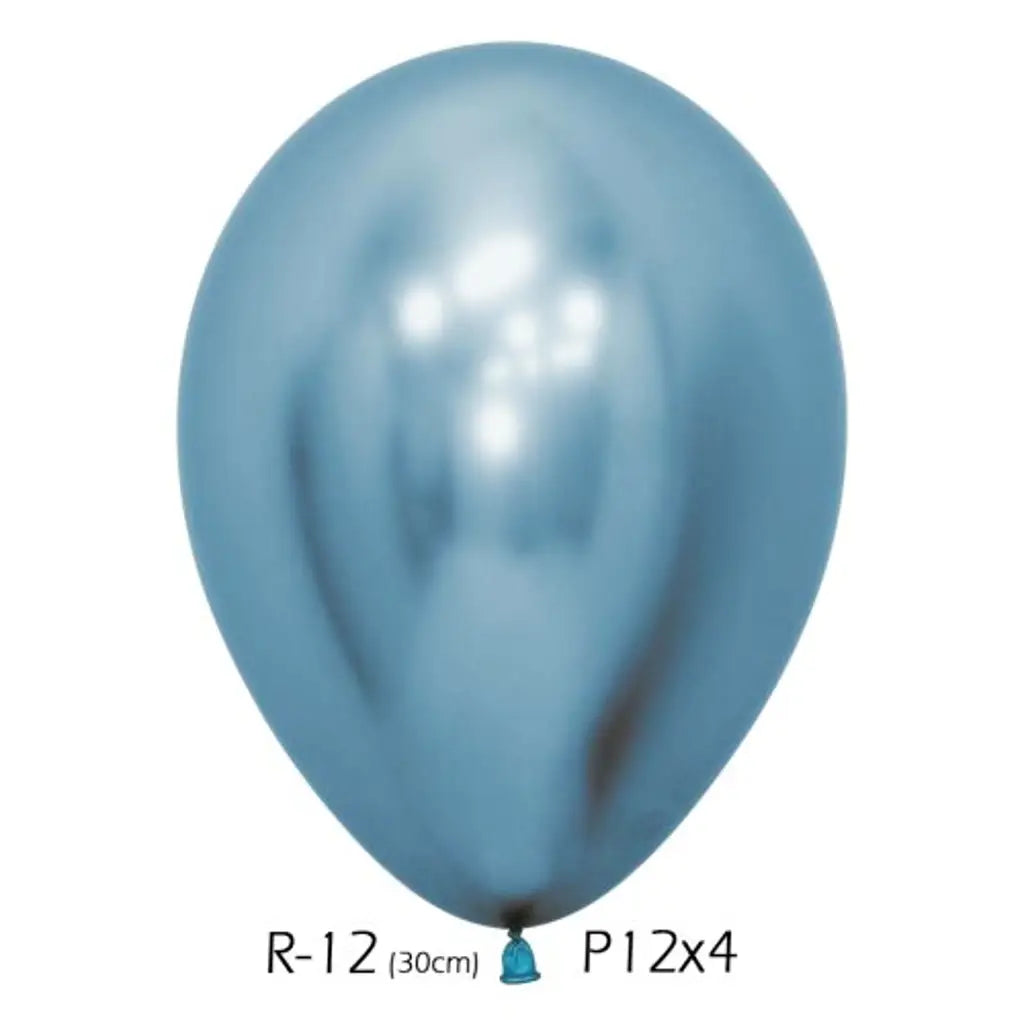Alpen Decrotex Latex Balloon Reflex Blue 30cm 12Pk 206767