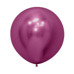 Alpen Decrotex Latex Balloon Reflex Fuchsia 60cm 3Pk 222808