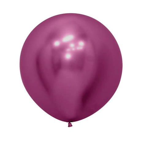 Alpen Decrotex Latex Balloon Reflex Fuchsia 60cm 3Pk 222808