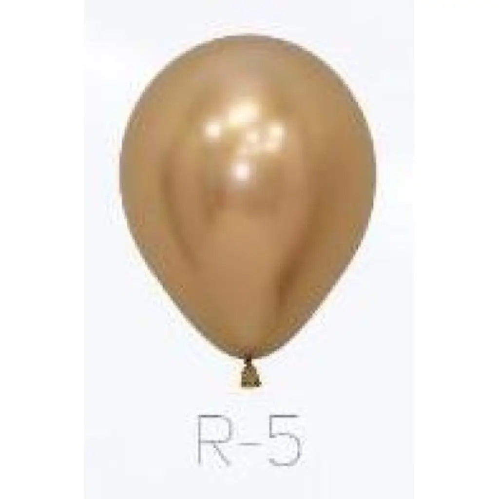 Alpen Decrotex Latex Balloon Reflex Gold 12cm 100Pk 206396