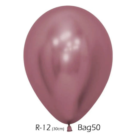 Alpen Decrotex Latex Balloon Reflex Pink 30cm 50Pk 206555