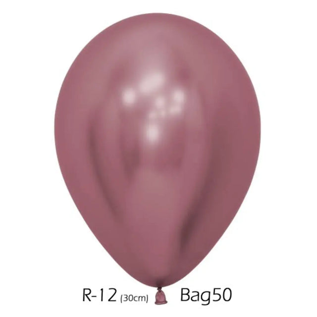 Alpen Decrotex Latex Balloon Reflex Pink 30cm 50Pk 206555