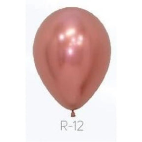 Alpen Decrotex Latex Balloon Reflex Rose Gold 30cm 12Pk 206764