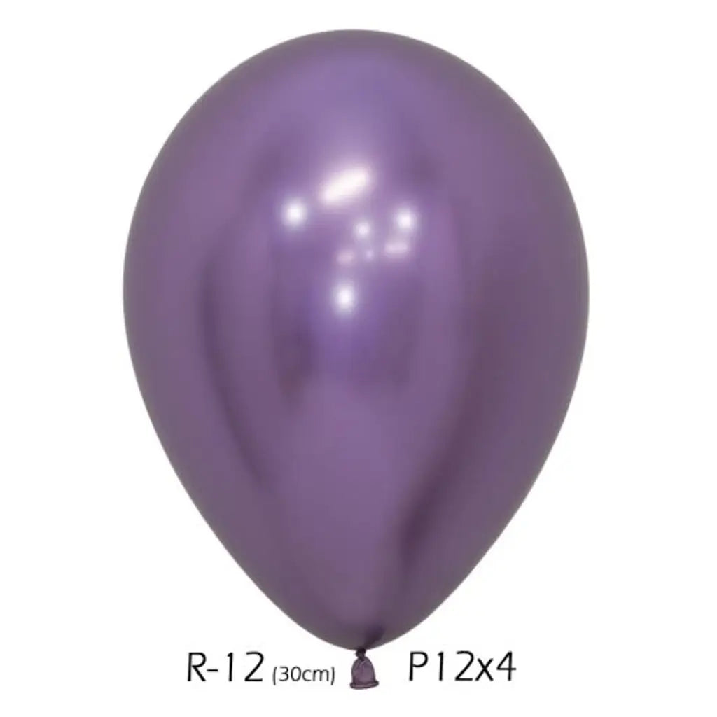Alpen Decrotex Latex Balloon Reflex Violet 30cm 12Pk 206768