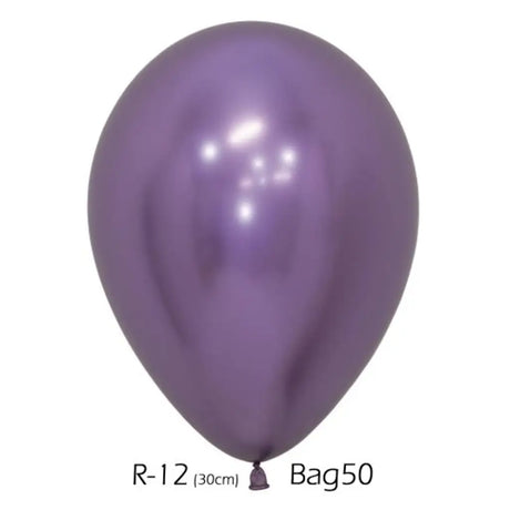 Alpen Decrotex Latex Balloon Reflex Violet 30cm 50Pk 206558