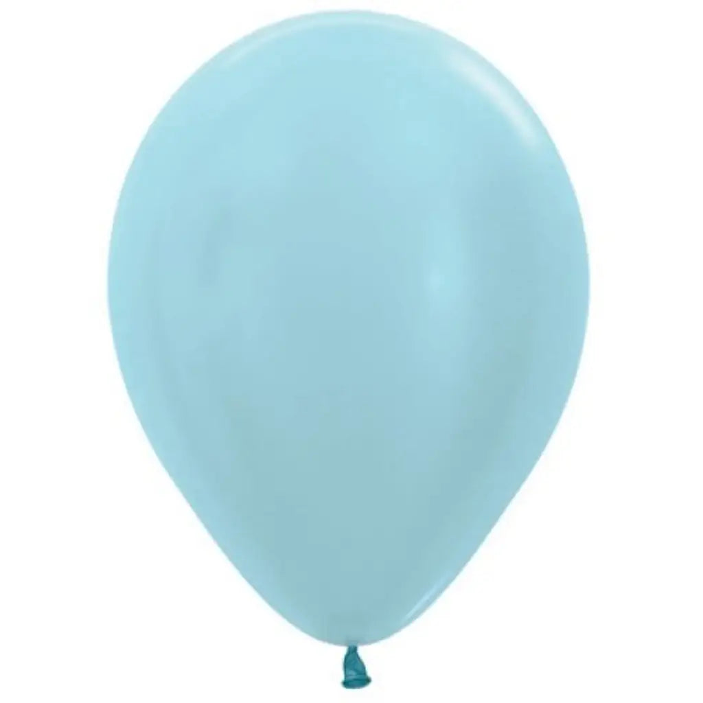 Alpen Decrotex Latex Balloon Satin Blue 30cm 100Pk 206611