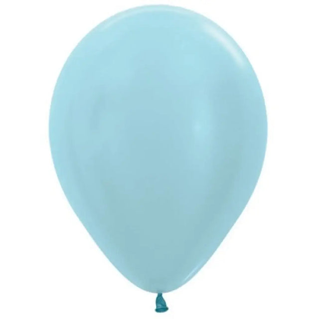 Alpen Decrotex Latex Balloon Satin Blue 30cm 100Pk 206611