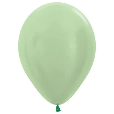 Alpen Decrotex Latex Balloon Satin Light Green 30cm 100Pk 206647