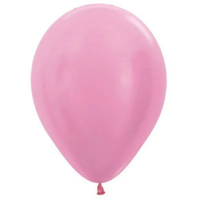 Alpen Decrotex Latex Balloon Satin Pink 12cm 100Pk 206205