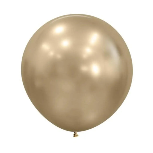 Alpen Decrotex Latex Balloon Silk Gold Dust 60cm 3Pk 222817