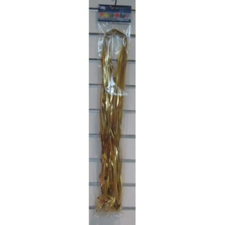 Alpen Decrotex Pre Cut Metallic Curling Ribbon Gold 1.5m 25Pk 205437
