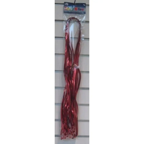 Alpen Decrotex Pre Cut Metallic Curling Ribbon Red 1.5m 25Pk 205432