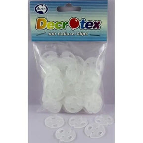 Alpen Decrotex Round Balloon Clips 100Pk 203511