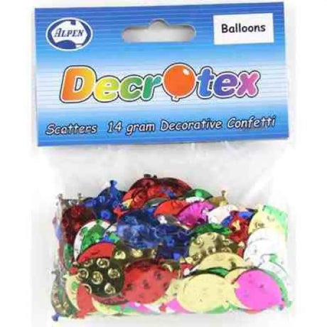 Alpen Decrotex Scatter Balloons Mixed 14g 108363