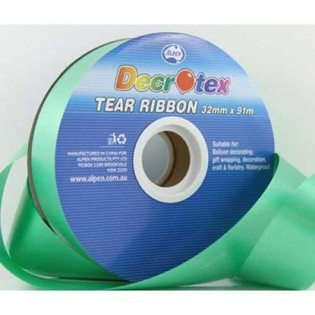 Alpen Decrotex Tear Ribbon Emerald 32mmX91m 205509